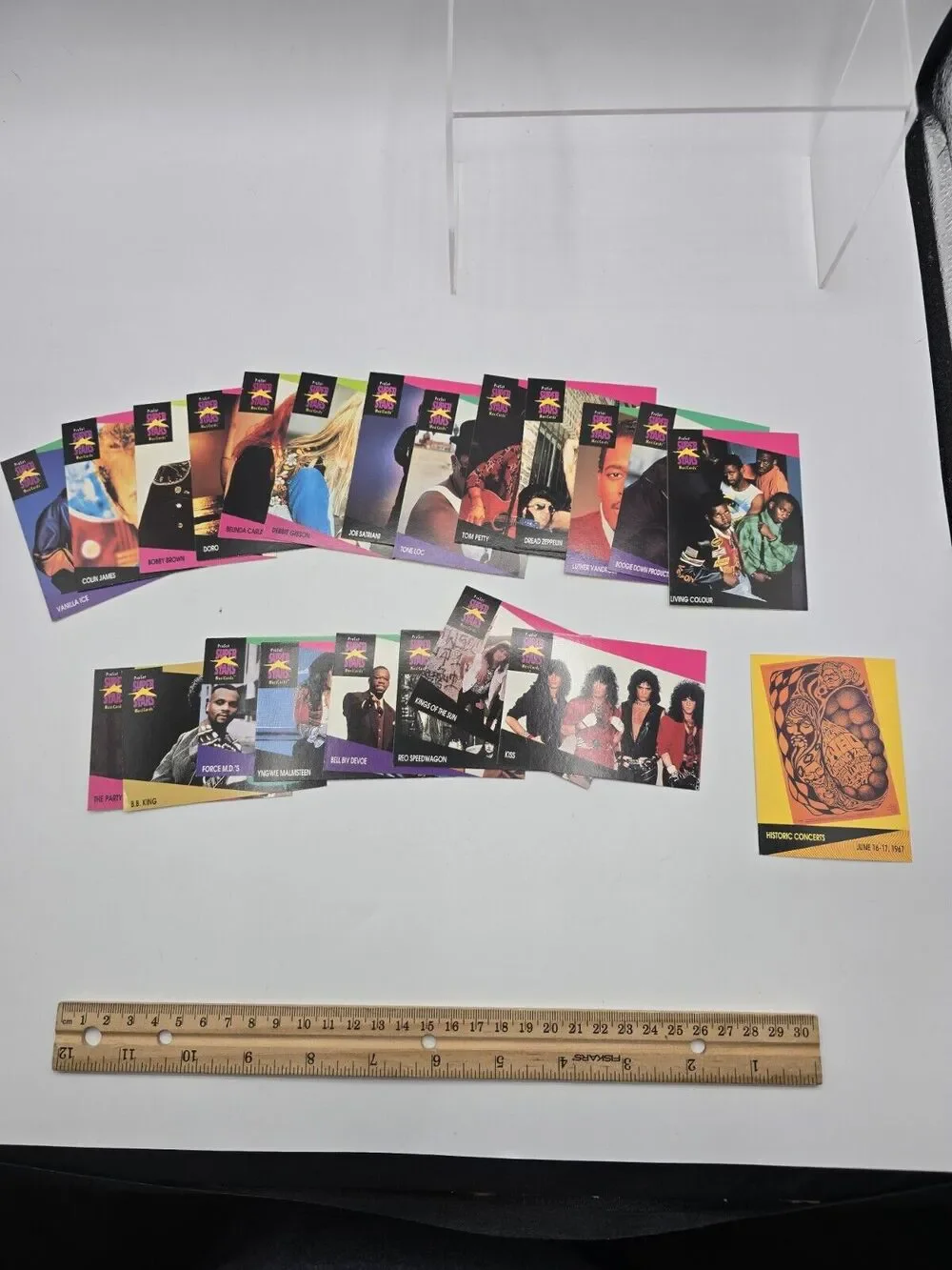 ProSet Super Stars MusiCards Janet Jackson Pretenders Go-Gos Debbie Gibson